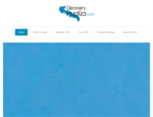Tablet Screenshot of discoverypuglia.com